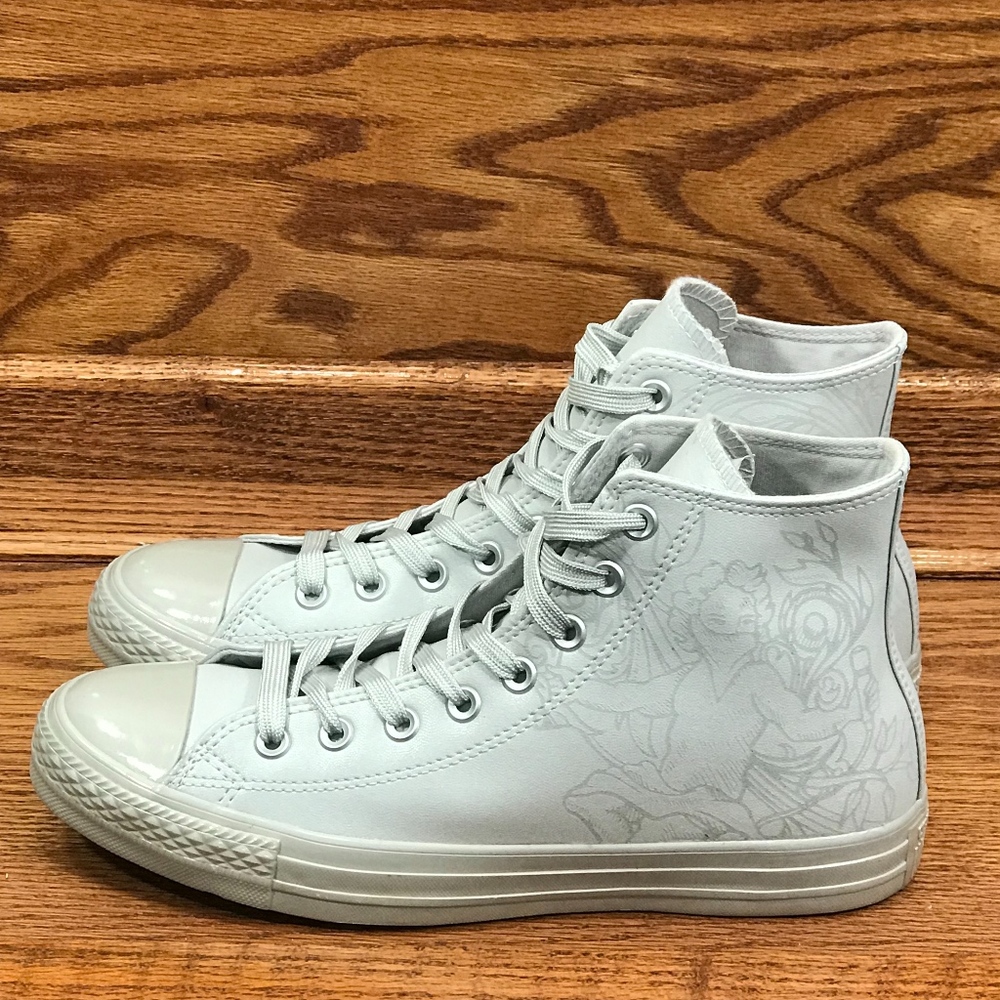 Converse CTAS Hi Pure Silver Mouse Shoes